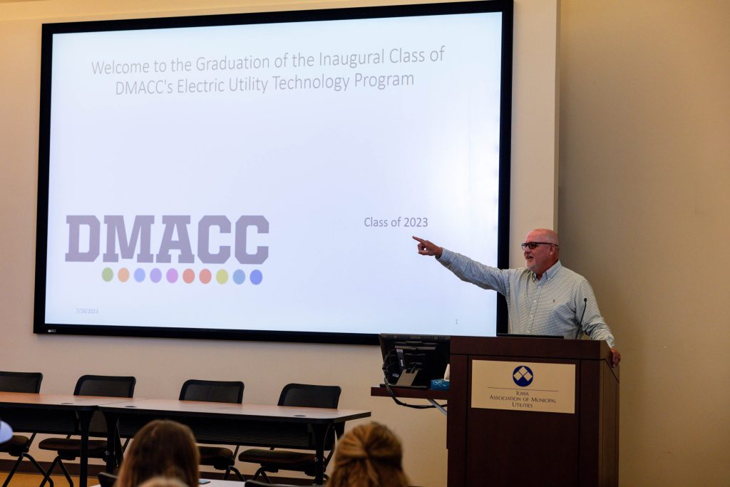 DMACC Instructor Celebrates Graduates